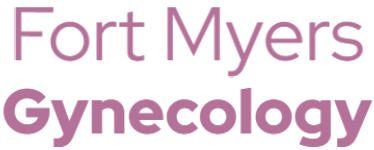 Fort Myers Gynecology Logo in pink color on transparent background